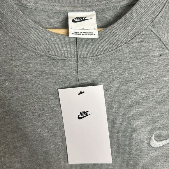 Nike big swoosh grey muscle tshirt men’s size large - Picture 6 of 10